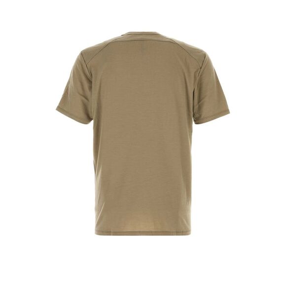 Veilance Men Khaki Wool Blend Frame T-Shirt